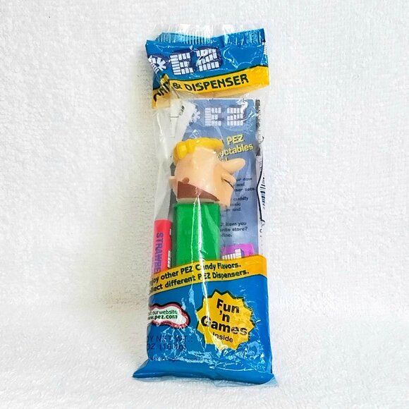 3/$30 Sealed The Flintstones Barney Rubble on Green PEZ Dispenser!! - Picture 1 of 2